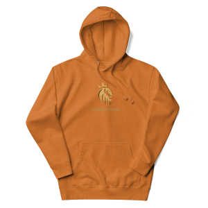 Golden Roar – Premium Embroidered Lion Hoodie